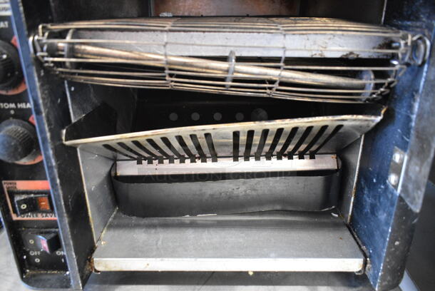 APW Wyott XTRM-2 Stainless Steel Commercial Countertop Electric Powered Conveyor Oven. 208 Volts, 1 Phase.  - Image 3 of 5