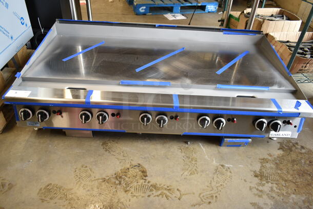 BRAND NEW SCRATCH AND DENT! 2024 Garland GTGG60-GT60M  Stainless Steel Commercial Countertop Natural Gas Powered Flat Top Griddle. - Image 2 of 8
