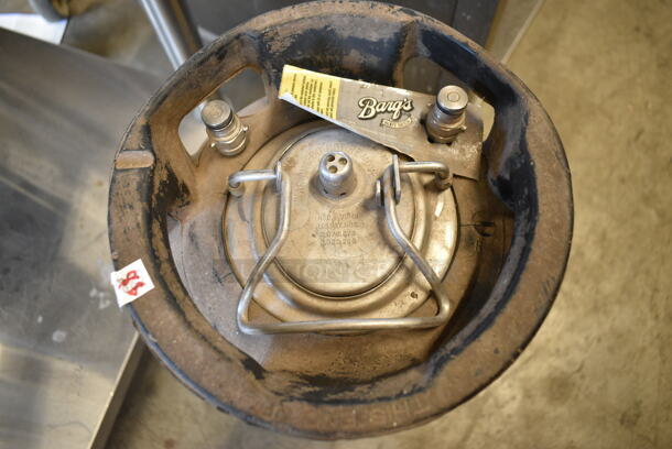ALL ONE MONEY! Lot of 4 Items; Keg, Poly Bucket and 2 Double Refrigerated Beverage Machine Hoppers.  - Image 5 of 8