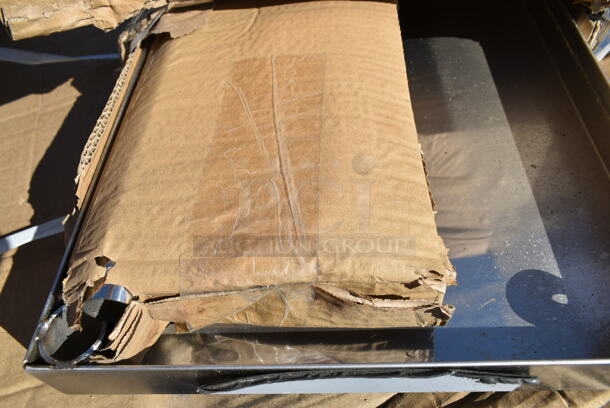 BRAND NEW SCRATCH AND DENT! Regency 600SOS1236 Stainless Steel Single Deck Overshelf - 12" x 36" x 19 1/4". May Be Missing Pieces.
 - Image 3 of 3