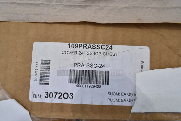 BRAND NEW SCRATCH AND DENT! Advance Tabco PRA-SSC-24 24" Prestige Series Sliding Ice Bin Cover - Image 3 of 3
