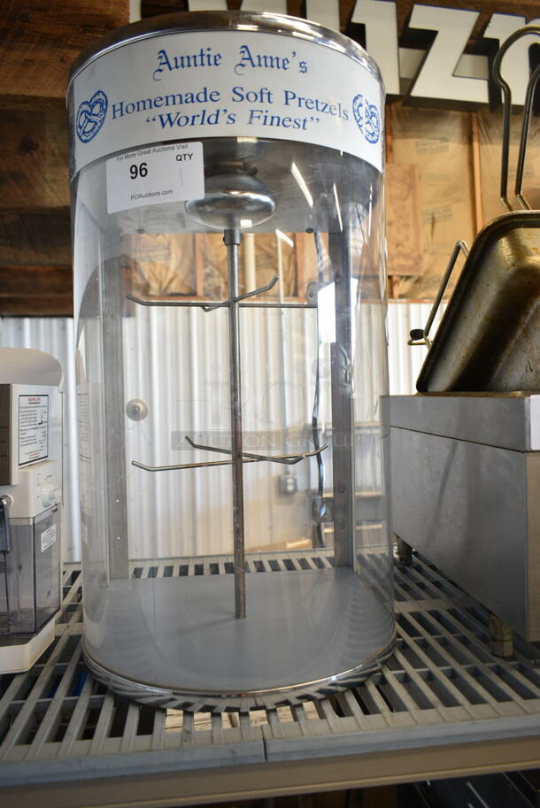 Metal Commercial Countertop Pretzel Merchandiser. Tested and Working! - Image 1 of 4