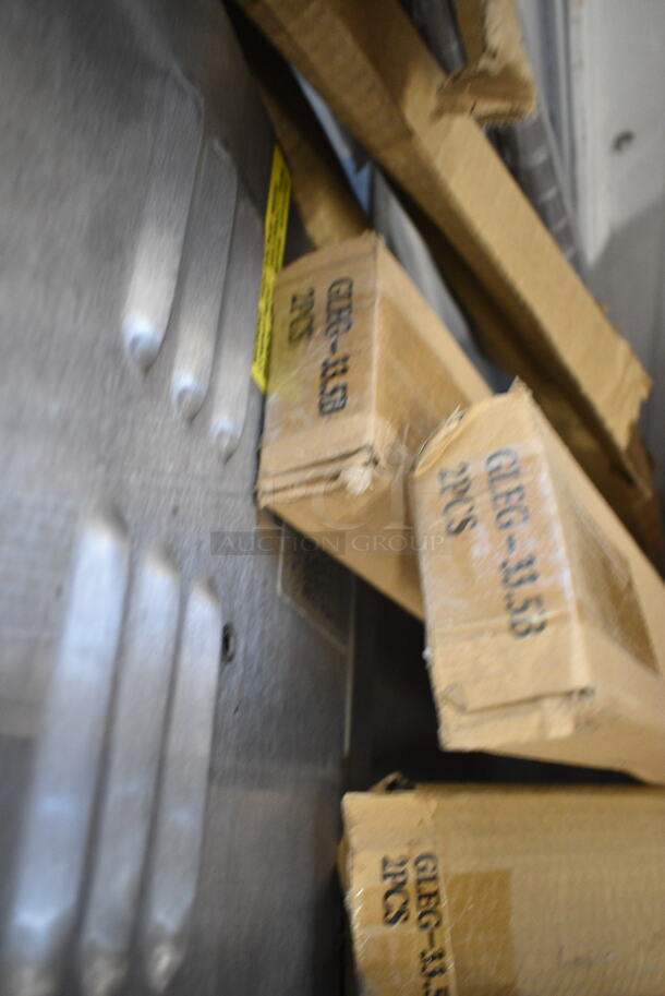 4 Box of 2 BRAND NEW SCRATCH AND DENT! John Boos GLEG-33.5B Metal Legs. 4 Times Your Bid! - Image 5 of 5