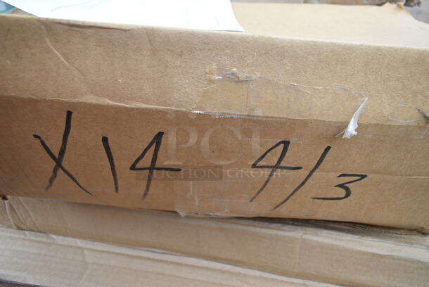Box of 4 BRAND NEW SCRATCH AND DENT! Chrome Finish Wire Shelves - Image 3 of 3