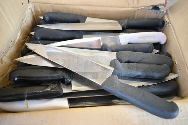 150 SHARPENED Stainless Steel Knives Including Chef and Fillet. 150 Times Your Bid! - Image 2 of 8