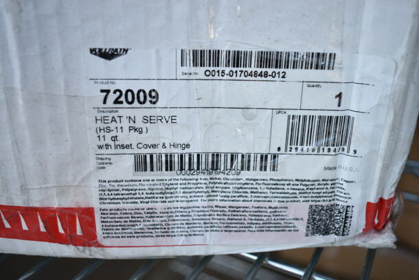 BRAND NEW SCRATCH AND DENT! Vollrath 72009 Cayenne 11 Qt. Round "Heat 'n Serve" Rethermalizer / Warmer Package with Inset and Cover. 120 Volts, 1 Phase. Tested and Working! - Image 4 of 4