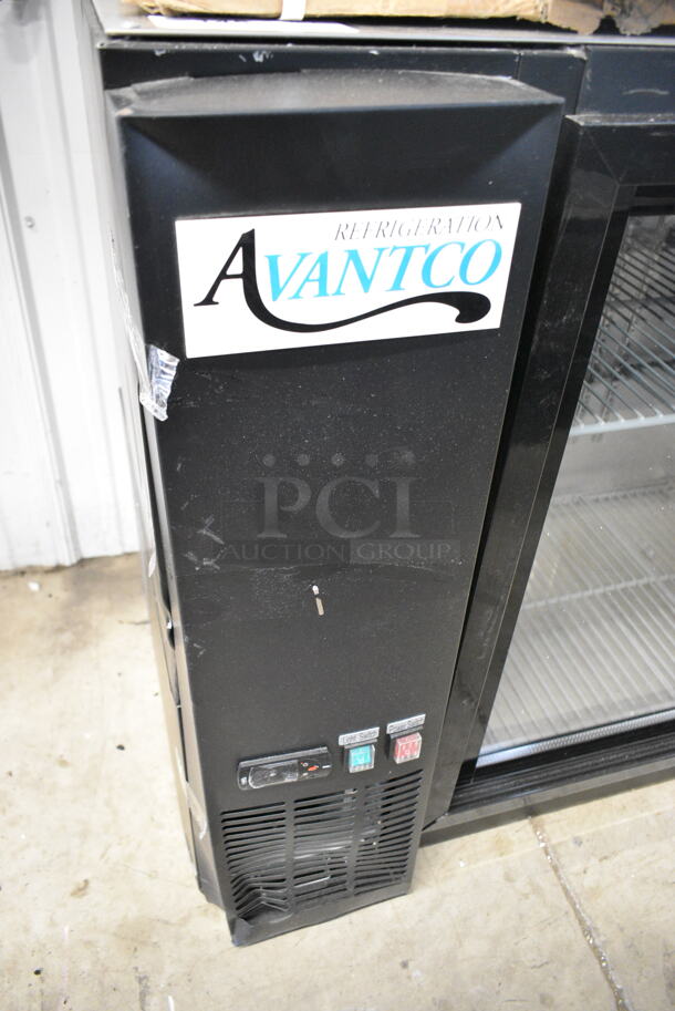 BRAND NEW SCRATCH AND DENT! 2023 Avantco 178UBB72SGT Metal Commercial 3 Door Back Bar Cooler Merchandiser. 115 Volts, 1 Phase. Cannot Test Due To Damaged Plug Head - Image 3 of 8