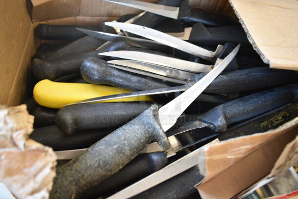 150 SHARPENED Stainless Steel Knives Including Chef and Fillet. 150 Times Your Bid! - Image 7 of 8