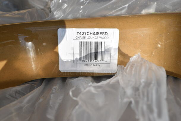 4 BRAND NEW SCRATCH AND DENT! Lancaster Table & Seating 427CHAISESD Sand Stacking Adjustable Resin Chaise. 4 Times Your Bid! - Image 5 of 5