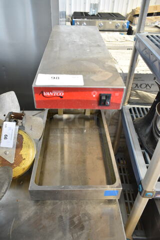 Avantco 177FFDS1 Stainless Steel Commercial Fry Dumping Warming Station. 120 Volts, 1 Phase. Tested and Working!