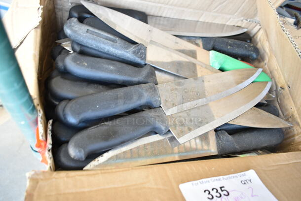 90 SHARPENED Stainless Steel Knives Including Chef. 90 Times Your Bid! - Image 2 of 5