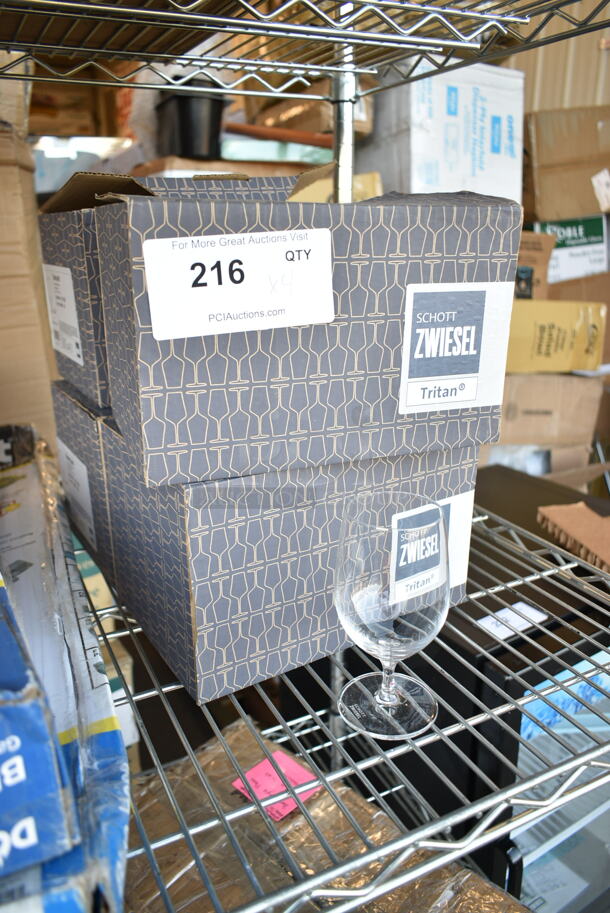 4 Boxes of 6 BRAND NEW SCRATCH AND DENT! Schott Zwiesel Banquet 121 595 8.6 oz. Goblet by Fortessa Tableware Solutions. 4 Times Your Bid! - Image 2 of 4