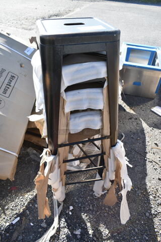 4 BRAND NEW SCRATCH AND DENT! Lancaster Table & Seating Tolix Style Stool. 4 Times Your Bid