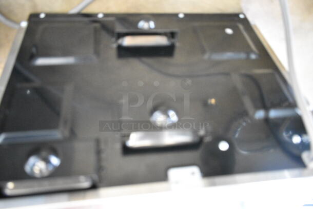 BRAND NEW SCRATCH AND DENT! Royal Sovereign Stainless Steel Commercial Countertop Microwave Oven.  - Image 4 of 5