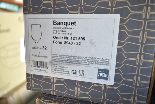 4 Boxes of 6 BRAND NEW SCRATCH AND DENT! Schott Zwiesel Banquet 121 595 8.6 oz. Goblet by Fortessa Tableware Solutions. 4 Times Your Bid! - Image 4 of 4
