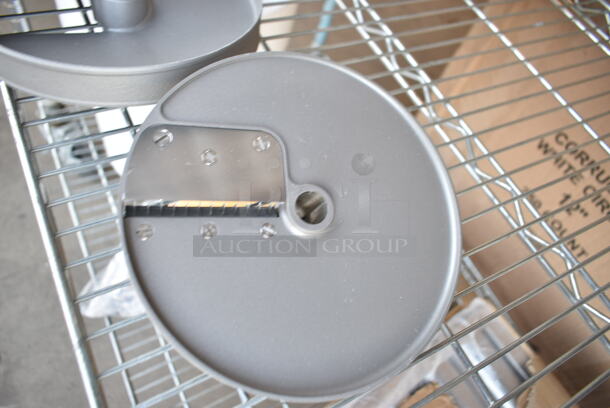 3 BRAND NEW SCRATCH AND DENT! Robot Coupe Metal Commercial Food Processor Blades Including 28053W Julienne. 3 Times Your Bid! - Image 3 of 6