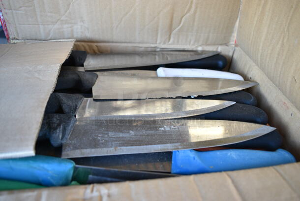 90 SHARPENED Stainless Steel Knives Including Chef and Bread. 90 Times Your Bid! - Image 4 of 6