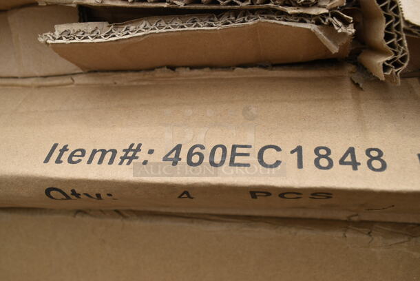 Box of 4 BRAND NEW SCRATCH AND DENT! Regency 460EC1848 18" x 48" NSF Chrome Wire Shelf - Image 2 of 2