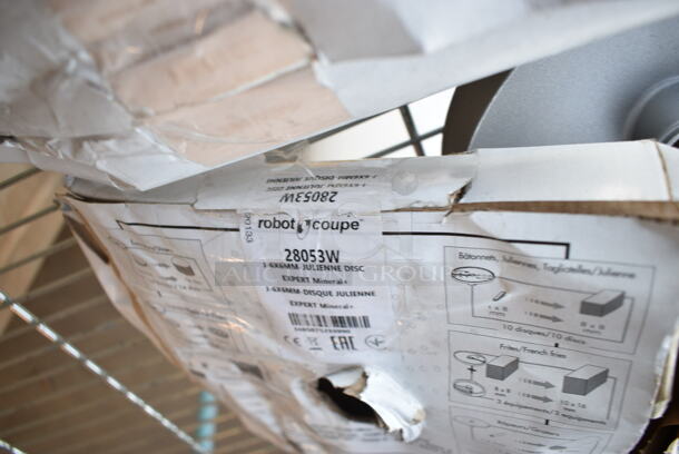 3 BRAND NEW SCRATCH AND DENT! Robot Coupe Metal Commercial Food Processor Blades Including 28053W Julienne. 3 Times Your Bid! - Image 6 of 6