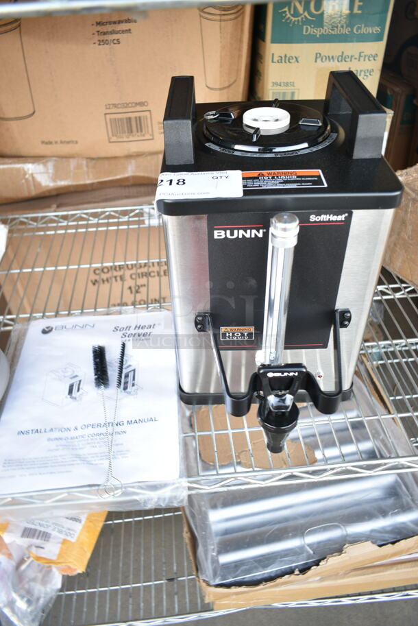 BRAND NEW SCRATCH AND DENT! 2023 Bunn SH-S SERVER 27850.0046 Stainless Steel Commercial  - Image 2 of 5
