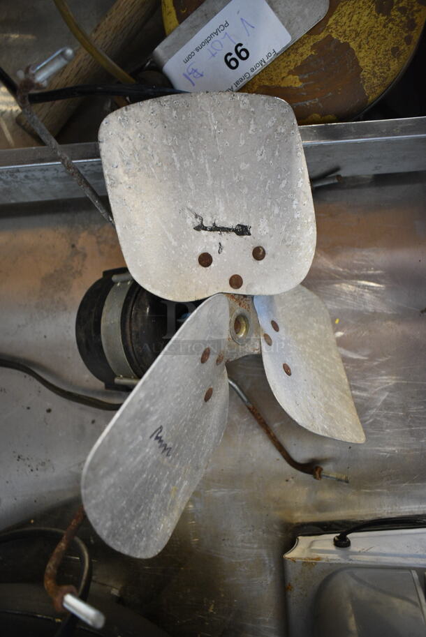 ALL ONE MONEY! Lot of Various Items Including Metal Fan and Tenderizer Mallet.  - Image 9 of 11