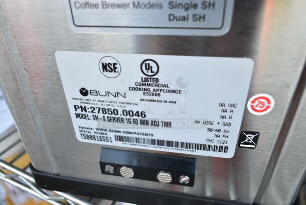 BRAND NEW SCRATCH AND DENT! 2023 Bunn SH-S SERVER 27850.0046 Stainless Steel Commercial  - Image 5 of 5