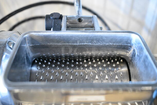 BRAND NEW SCRATCH AND DENT! Estella 348CG12 Stainless Steel Electric Hard Cheese Grater. 120 Volts, 1 Phase. Tested and Working! - Image 3 of 4