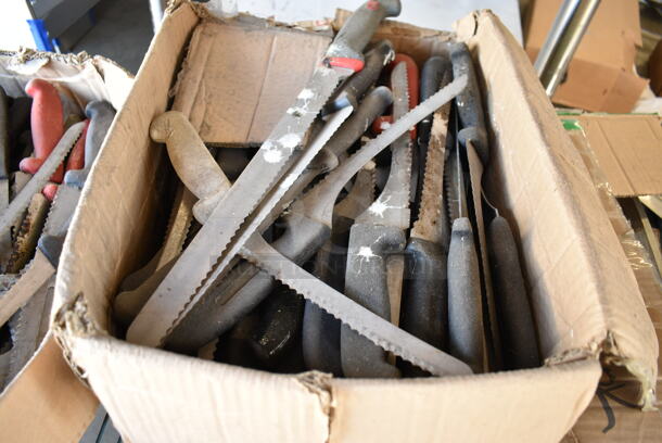 120 SHARPENED Stainless Steel Knives Including Bread. 120 Times Your Bid! - Image 4 of 7