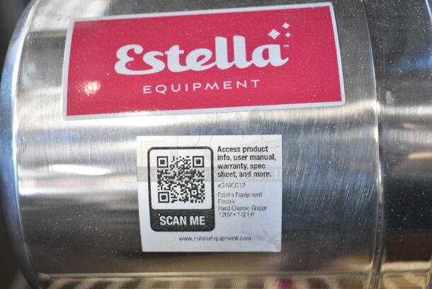 BRAND NEW SCRATCH AND DENT! Estella 348CG12 Stainless Steel Electric Hard Cheese Grater. 120 Volts, 1 Phase. Tested and Working! - Image 4 of 4