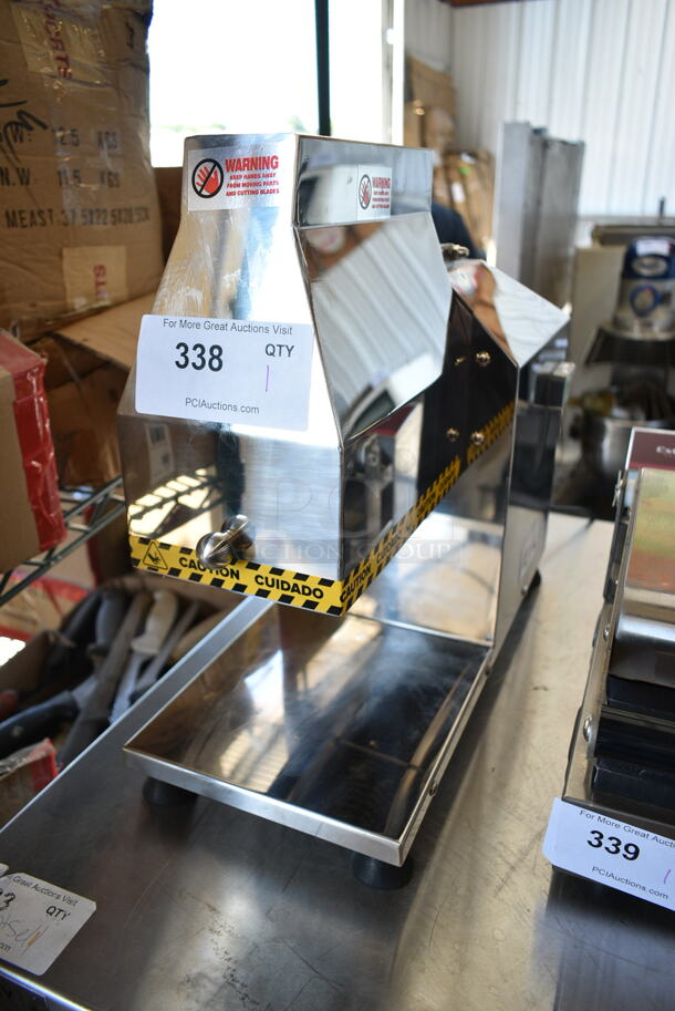 BRAND NEW SCRATCH AND DENT! Avantco 177MT64 Stainless Steel Commercial Countertop Meat Tenderizer. 120 Volts, 1 Phase. Tested and Working! - Image 2 of 5