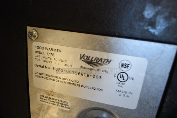Vollrath 1776 Metal Commercial Countertop Soup Warmer Food Warmer. 120 Volts, 1 Phase. Tested and Working! - Image 4 of 4