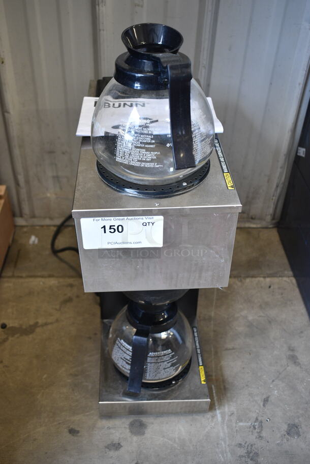 BRAND NEW SCRATCH AND DENT! 2023 Bunn VPR Stainless Steel Commercial Countertop Coffee Machine w/ 2 Coffee Pot and Poly Brew Basket. 120 Volts, 1 Phase. - Image 2 of 11