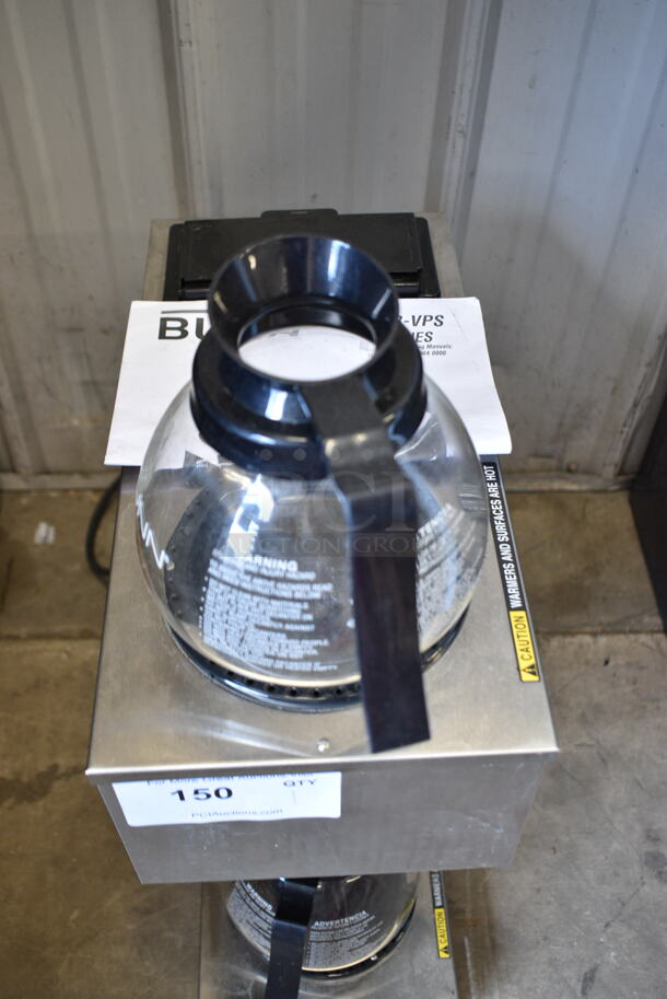BRAND NEW SCRATCH AND DENT! 2023 Bunn VPR Stainless Steel Commercial Countertop Coffee Machine w/ 2 Coffee Pot and Poly Brew Basket. 120 Volts, 1 Phase. - Image 3 of 11