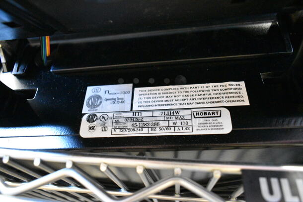 BRAND NEW SCRATCH AND DENT! Hobart HTi-LH4W Metal Countertop Scale w/ Label Printer. 120/208-240 Volts, 1 Phase. Tested and Working! - Image 7 of 7