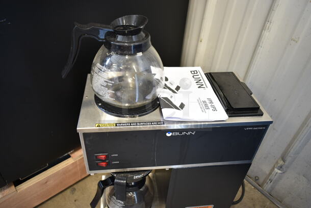 BRAND NEW SCRATCH AND DENT! 2023 Bunn VPR Stainless Steel Commercial Countertop Coffee Machine w/ 2 Coffee Pot and Poly Brew Basket. 120 Volts, 1 Phase. - Image 7 of 11