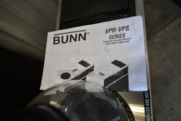 BRAND NEW SCRATCH AND DENT! 2023 Bunn VPR Stainless Steel Commercial Countertop Coffee Machine w/ 2 Coffee Pot and Poly Brew Basket. 120 Volts, 1 Phase. - Image 8 of 11