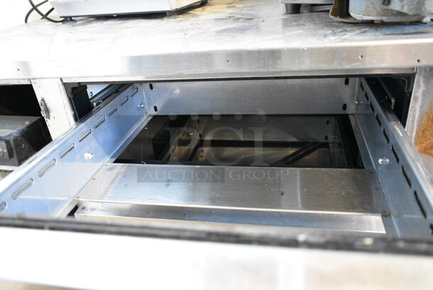 Everest Stainless Steel Commercial 2 Drawer Chef Base on Commercial Casters. Tested and Working! - Image 3 of 6