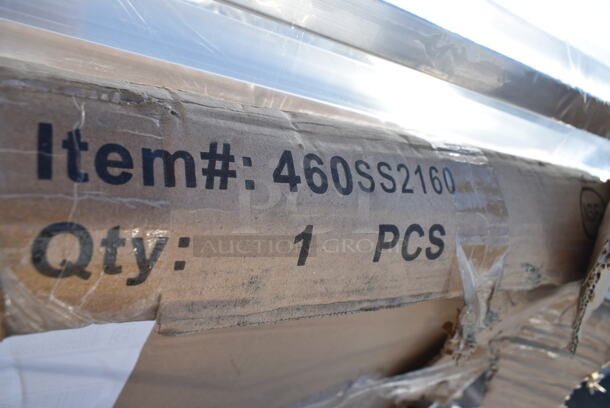 BRAND NEW SCRATCH AND DENT! Regency 460SS2160 Spec Line 21" x 60" NSF Stainless Steel Solid Shelf - Image 2 of 2