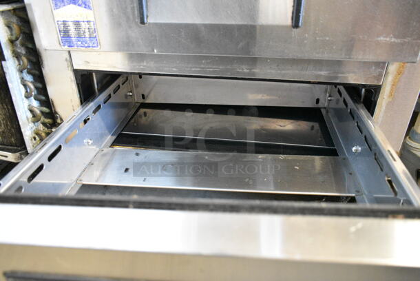 Everest Stainless Steel Commercial 2 Drawer Chef Base on Commercial Casters. Tested and Working! - Image 4 of 6