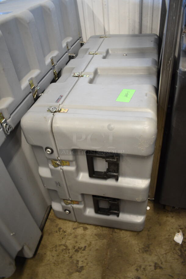 AVL Technologies 1296 TracStar Mobile Satellite Station in 2 Gray Boxes - Image 4 of 6
