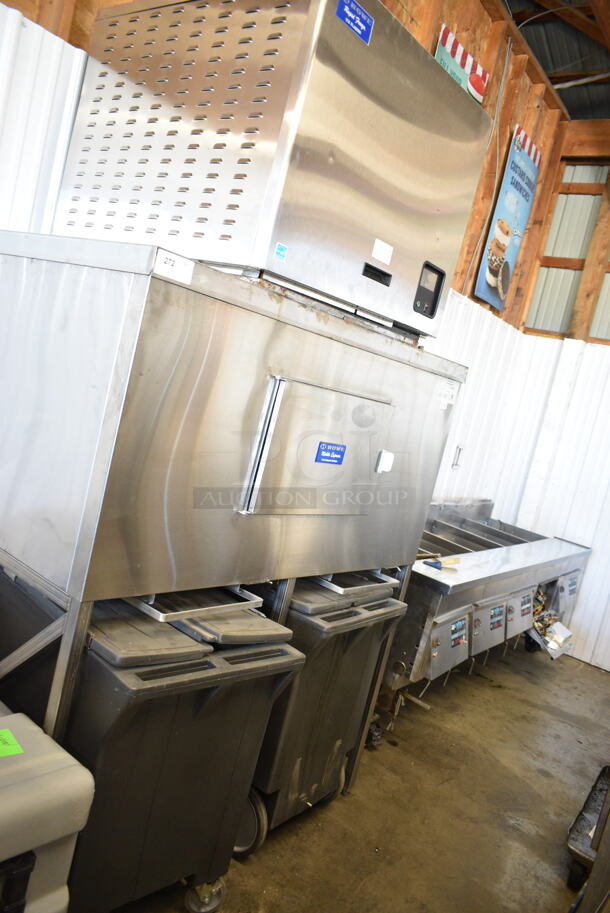 Howe 1000-SCAE Stainless Steel Commercial Ice Head on 2019 Howe CP1500 Stainless Steel Ice Bin w/ 2 Black Poly Portable Ice Bins. 120/230 Volts, 1 Phase - Image 2 of 11