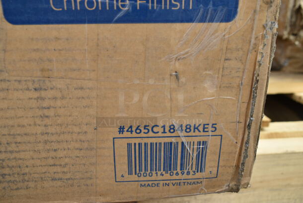 BRAND NEW SCRATCH AND DENT! Steelton 465C1848KE5 18" x 48" NSF Chrome 5-Shelf Kit with 72" Posts. May Be Missing Pieces. - Image 5 of 5