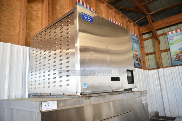 Howe 1000-SCAE Stainless Steel Commercial Ice Head on 2019 Howe CP1500 Stainless Steel Ice Bin w/ 2 Black Poly Portable Ice Bins. 120/230 Volts, 1 Phase - Image 3 of 11