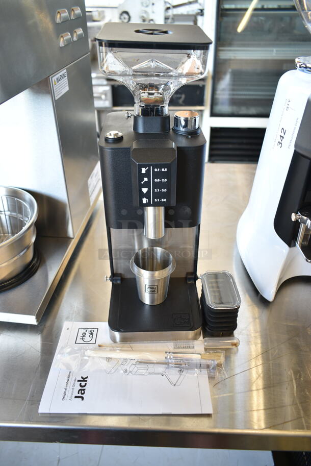 BRAND NEW SCRATCH AND DENT! 2024 Hemro MyCafe Jack Allround Metal Countertop Espresso Bean Grinder. 120 Volts, 1 Phase. Tested and Working! - Image 2 of 7