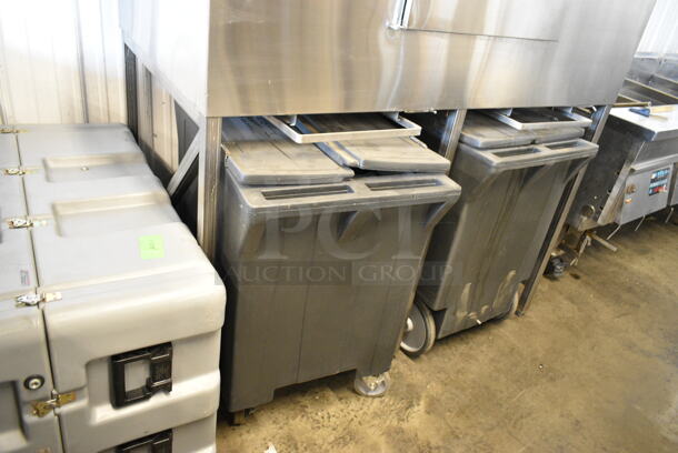 Howe 1000-SCAE Stainless Steel Commercial Ice Head on 2019 Howe CP1500 Stainless Steel Ice Bin w/ 2 Black Poly Portable Ice Bins. 120/230 Volts, 1 Phase - Image 5 of 11
