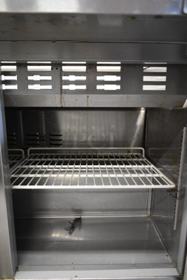 Avantco SCLM3 Stainless Steel Commercial Sandwich Salad Prep Table Bain Marie Mega Top on Commercial Casters. 115 Volts, 1 Phase. Tested and Powers On But Does Not Get Cold - Image 3 of 7