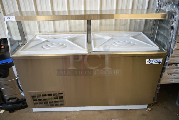 BRAND NEW SCRATCH AND DENT! 2023 Avantco 178CPSS68HC Stainless Steel Commercial Ice Cream Dipping Cabinet. 115 Volts, 1 Phase. Tested and Working! - Image 2 of 9