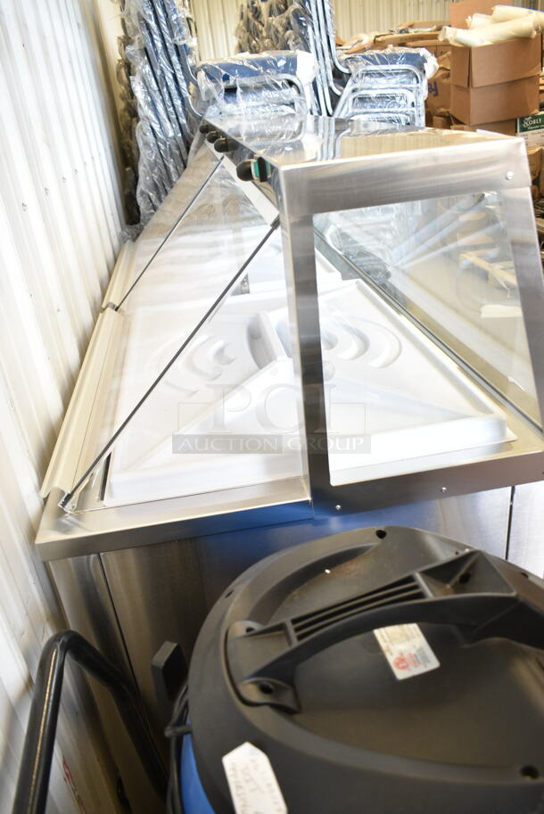 BRAND NEW SCRATCH AND DENT! 2023 Avantco 178CPSS68HC Stainless Steel Commercial Ice Cream Dipping Cabinet. 115 Volts, 1 Phase. Tested and Working! - Image 4 of 9