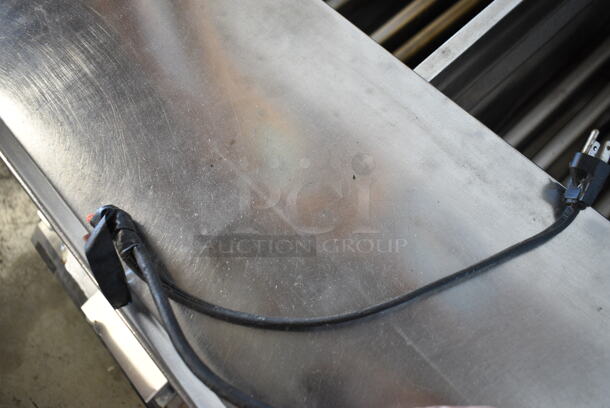 Ultrafryer PAP-2 Stainless Steel Commercial Floor Style Natural Gas Powered 4 Bay Deep Fat Fryer on Commercial Casters. 75,000 BTU.  - Image 3 of 11