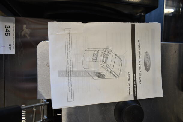 BRAND NEW SCRATCH AND DENT! Whynter IMC-270MS Metal Countertop Compact Portable Ice Maker 27 lb capacity. 115 Volts, 1 Phase. Tested and Working! - Image 5 of 6